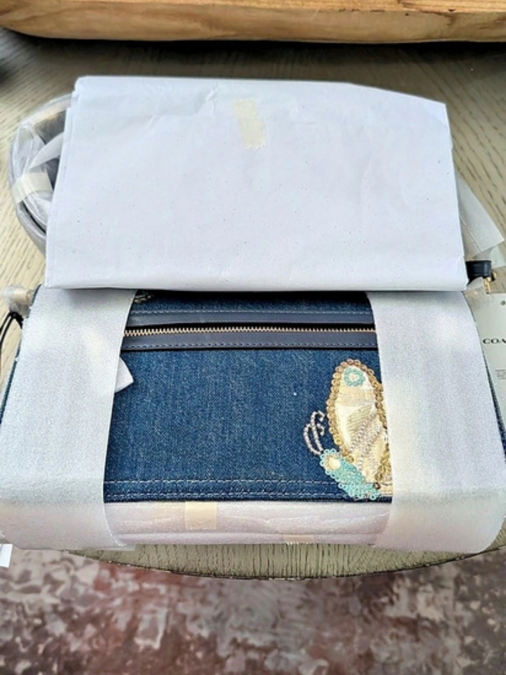 Coach Tabby Shoulder Bag 26 With Butterfly Embellishment Shoulder Bag 26 - Picture 5 of 8
